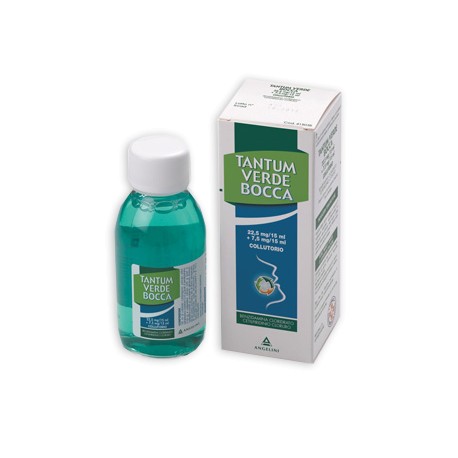 Tantum Verde Bocca Collutorio 240 ml 22,5 mg/15 ml + 7,5 mg/15 ml