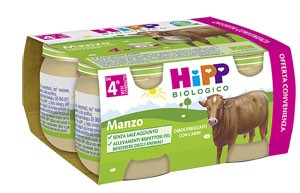 Hipp Italia Hipp Bio Hipp Bio Omogeneizzato Manzo 4x80 G